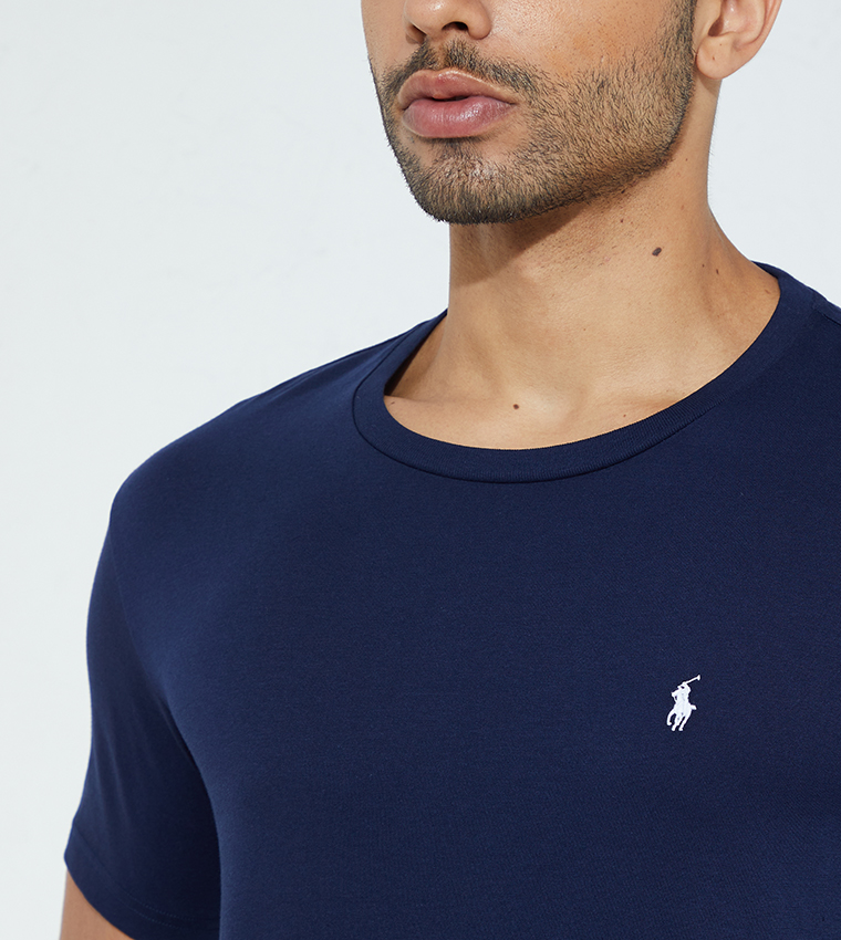 Logo Detail Crew Neck T-Shirt