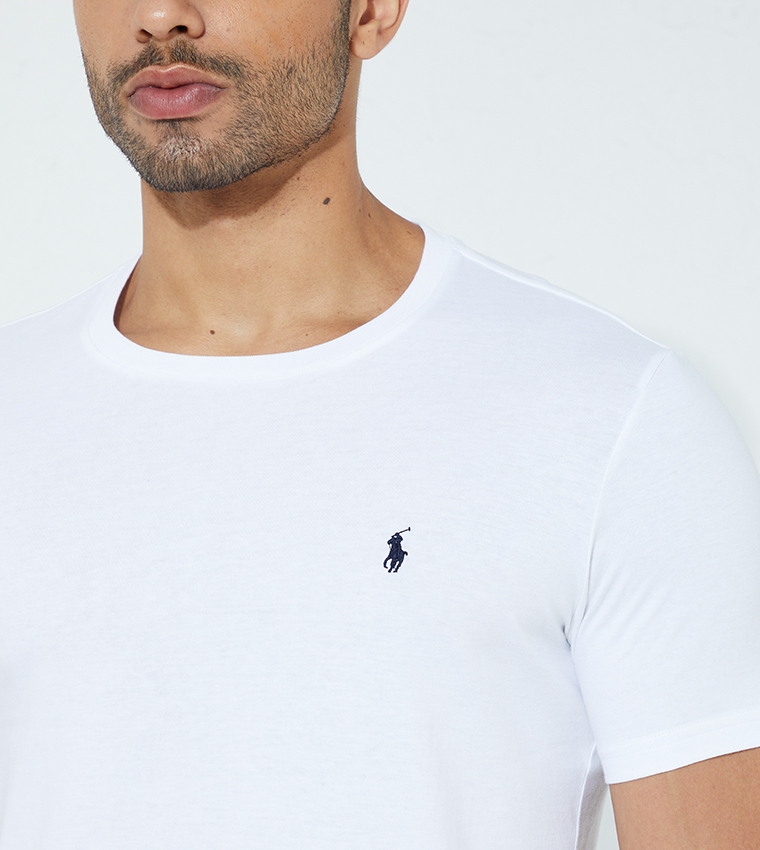 Logo Detail Crew Neck T-Shirt