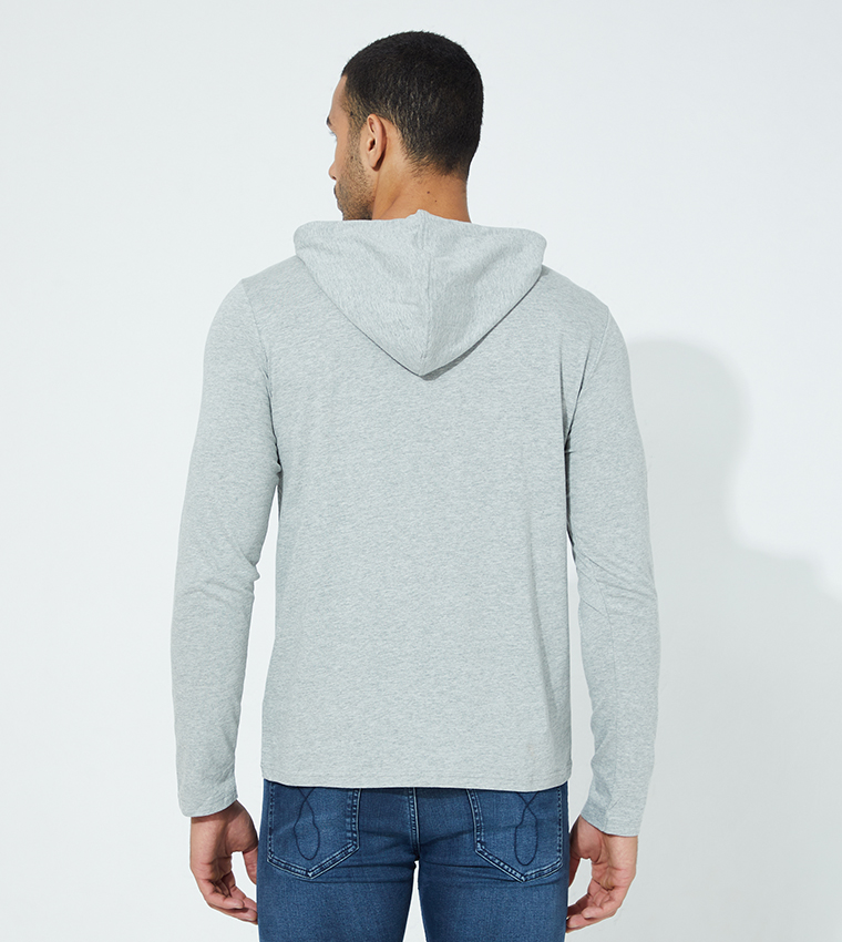 Solid Long Sleeves Hoodie