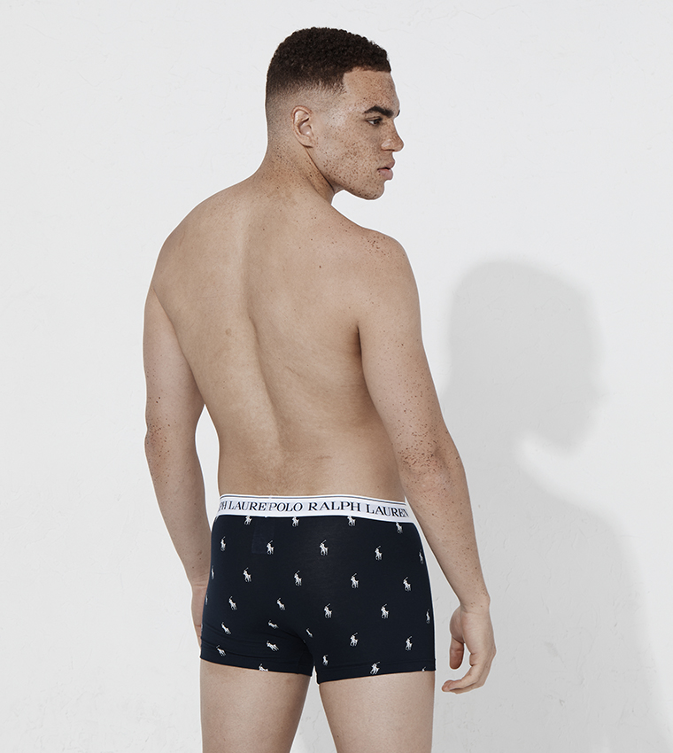 Pack of 3 Logo Waistband Trunks