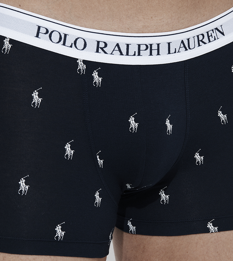 Pack of 3 Logo Waistband Trunks