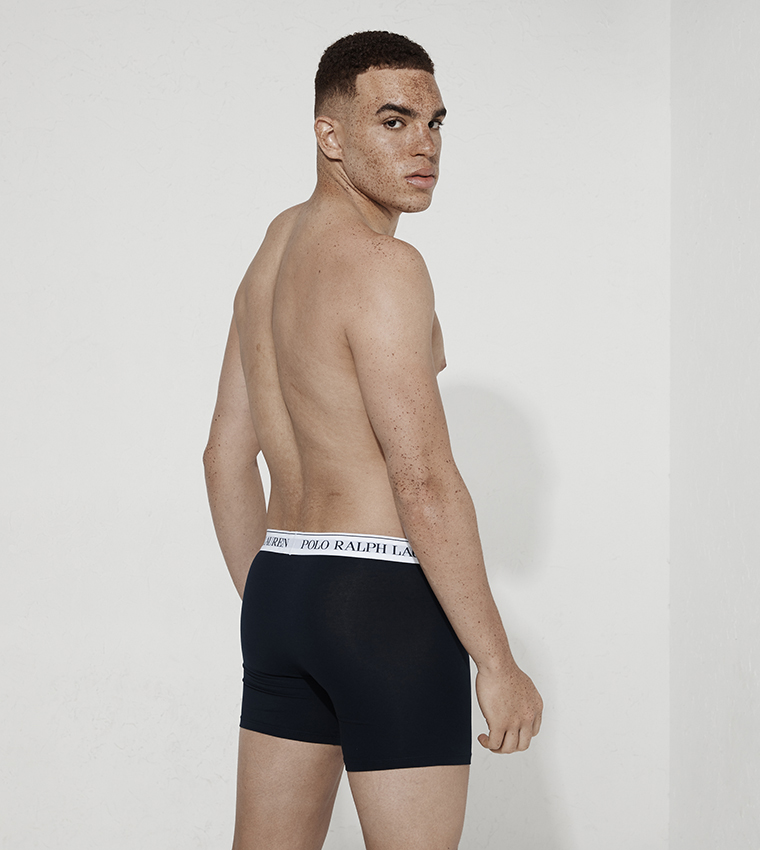 Pack of 3 Logo Waistband Trunks