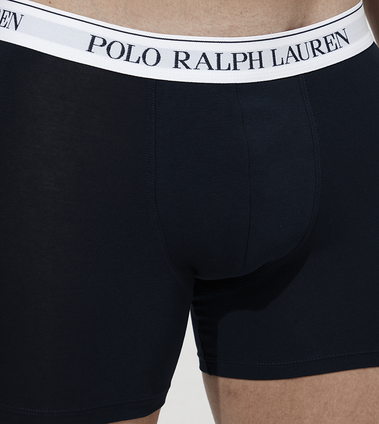 Pack of 3 Logo Waistband Trunks