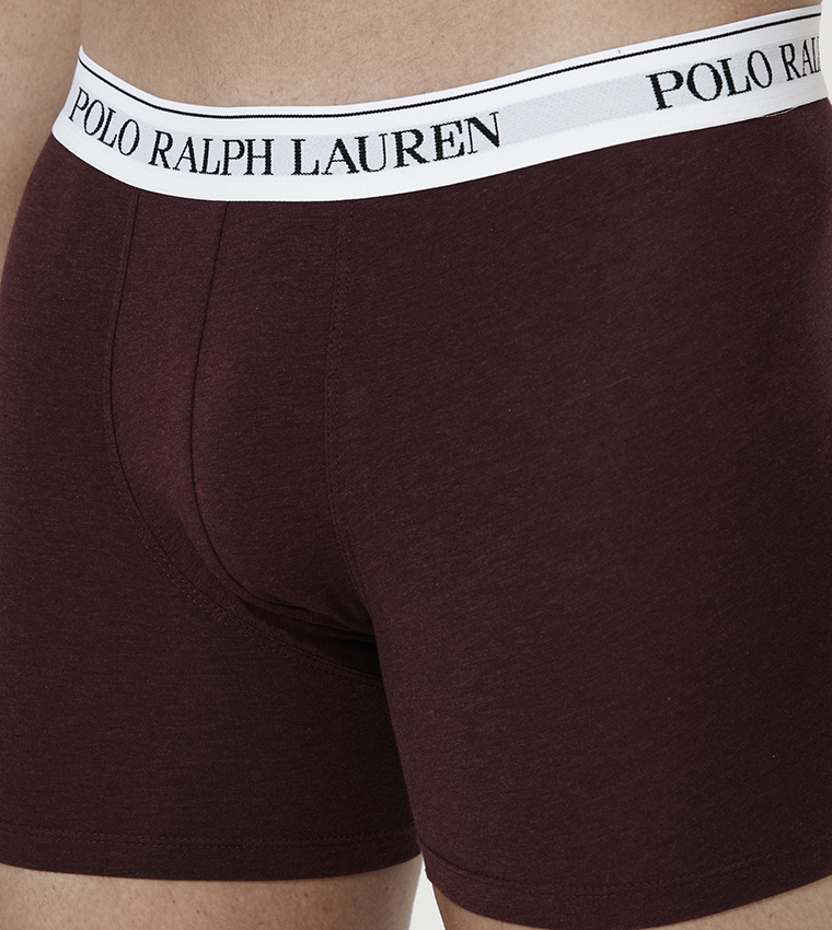 Pack of 3 Logo Waistband Trunks