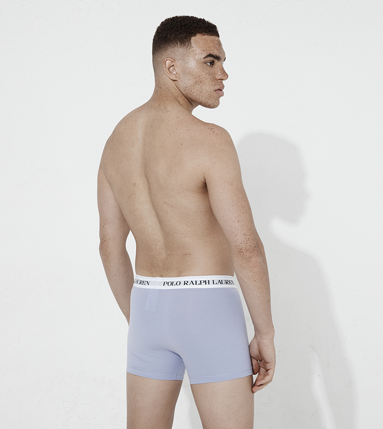 Pack of 3 Logo Waistband Trunks