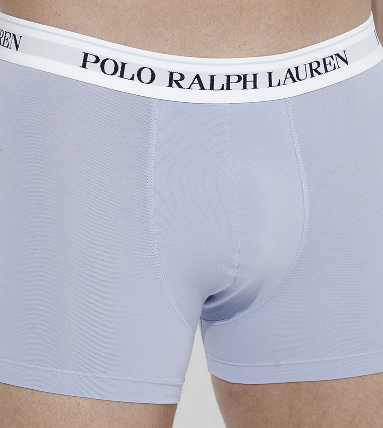 Pack of 3 Logo Waistband Trunks