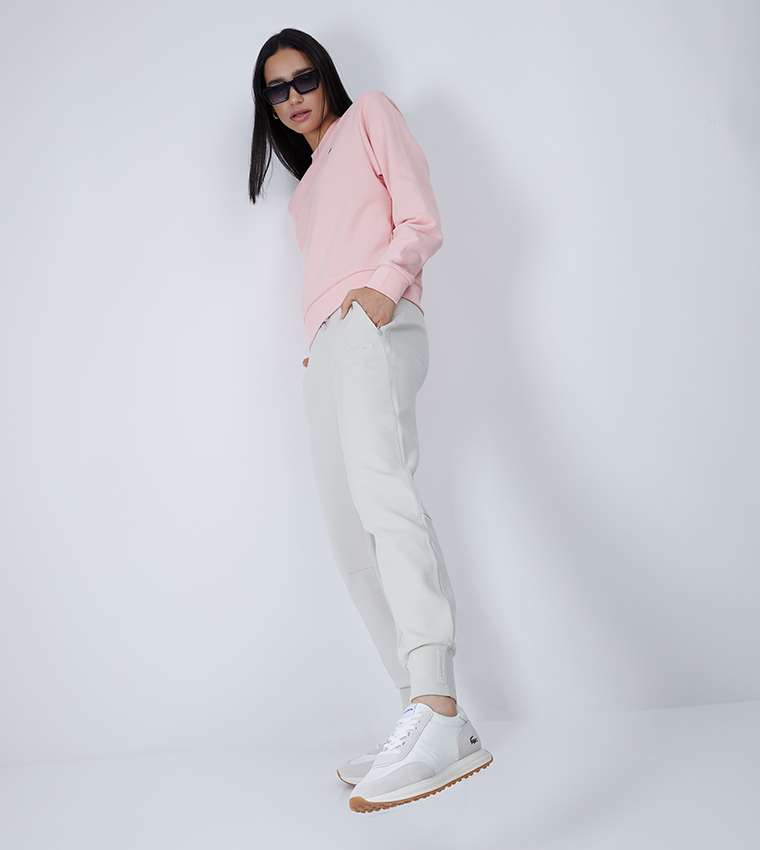 Logo Detail Drawstring Waist Joggers