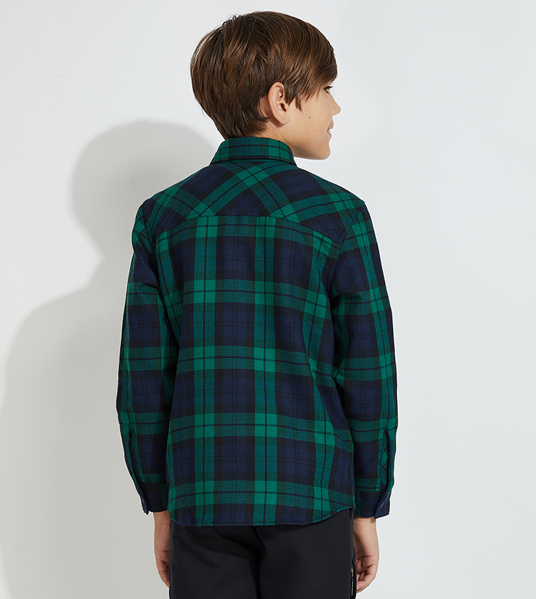 Checked Long Sleeves Shirt