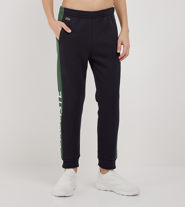 Lacoste green joggers sale