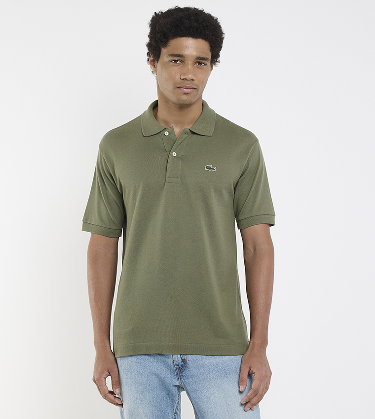 Logo Detail Petit Piqué Cotton Polo T-Shirt