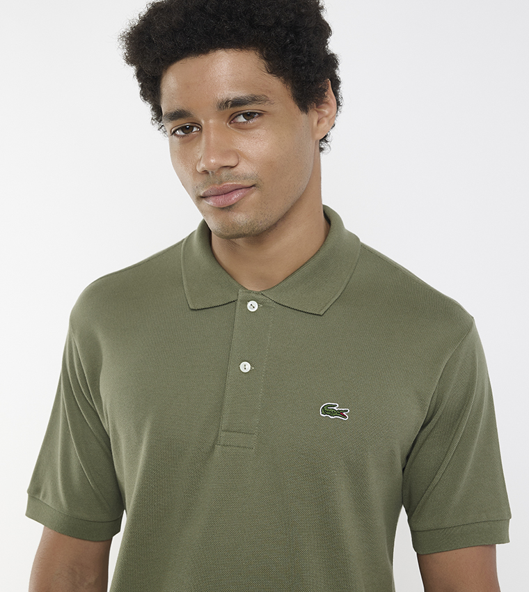 Logo Detail Petit Piqué Cotton Polo T-Shirt