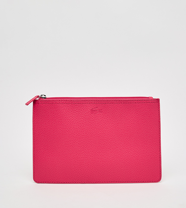 Textured Reversable Tote Bag with Pouch
