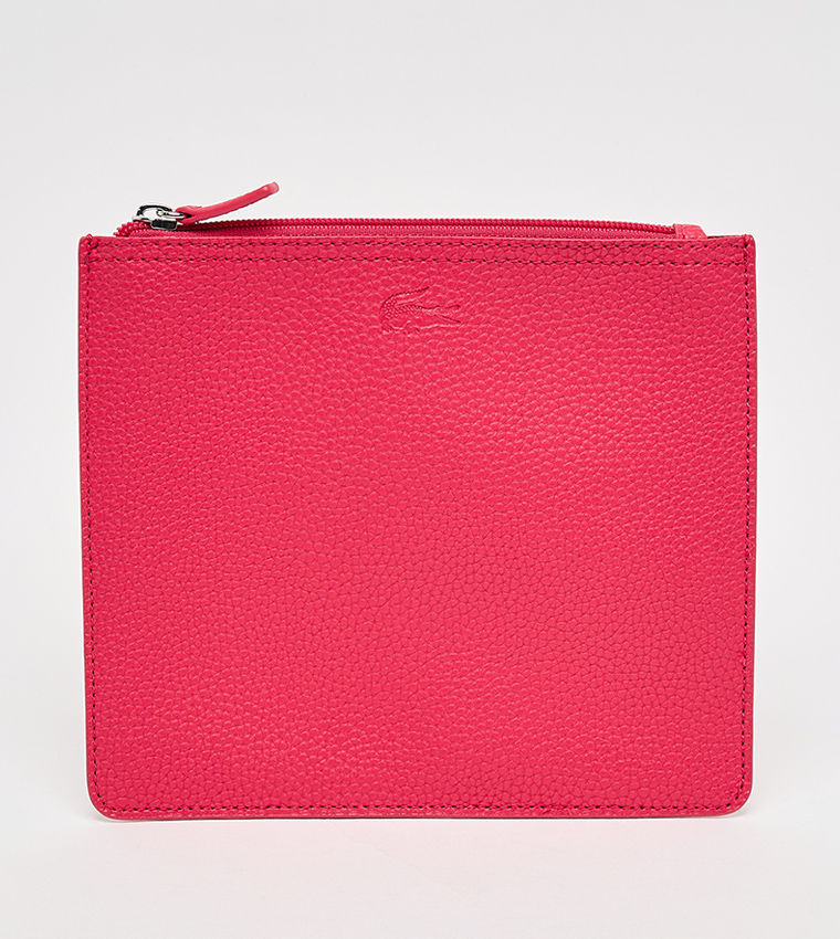 Textured Tote Bag with Pouch