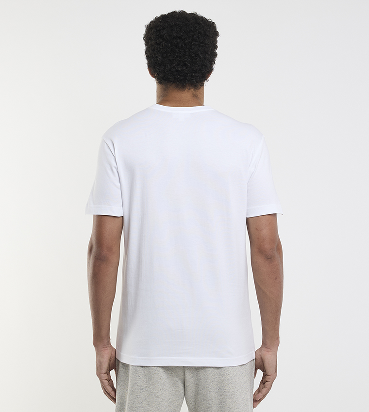 Logo Detail V-Neck T-Shirt