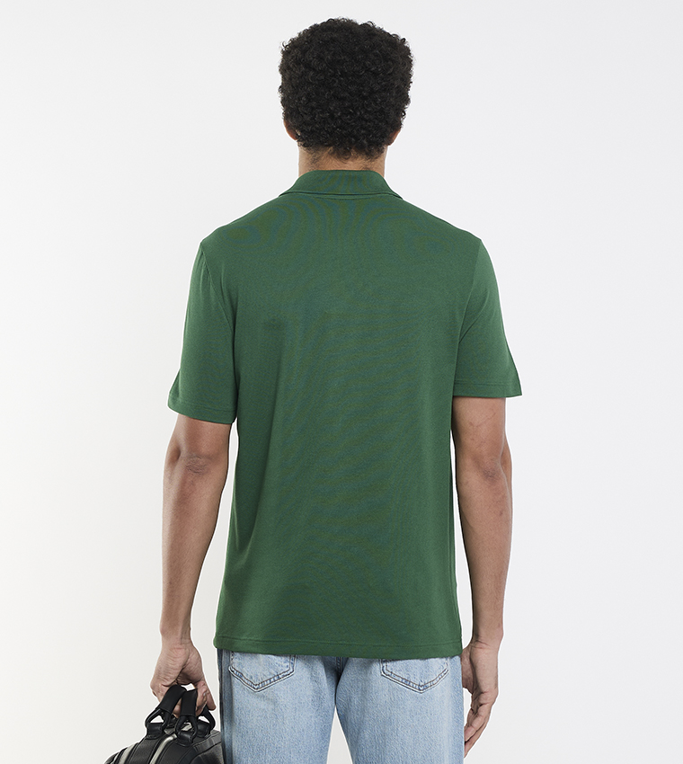 Logo Detail Regular Fit Polo T-Shirt