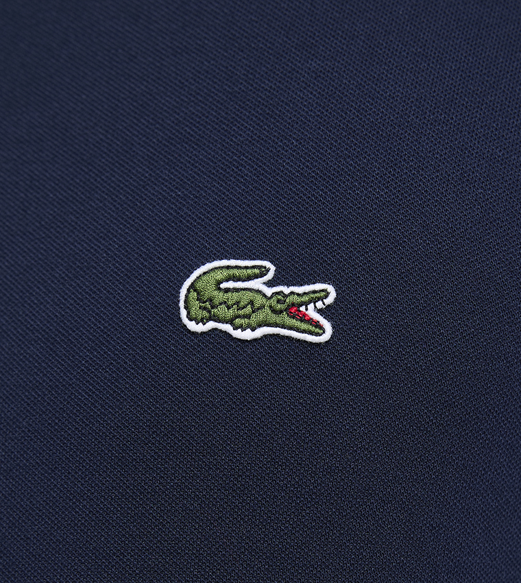 Logo Detail Classic Stretch Piqué Polo T-Shirt