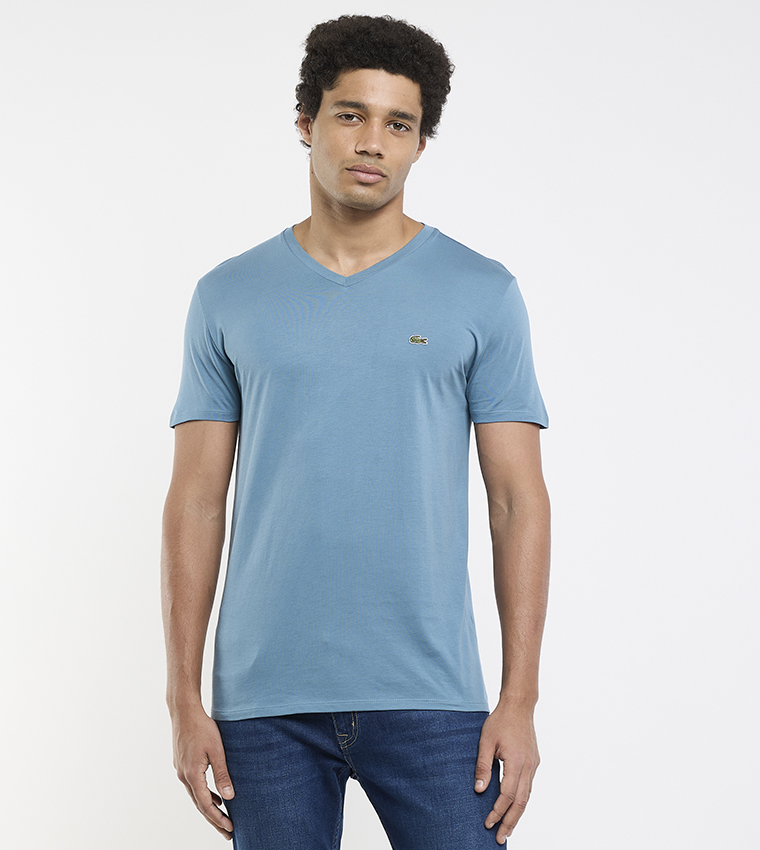 Lightweight Pima Cotton V-Neck T-Shirt
