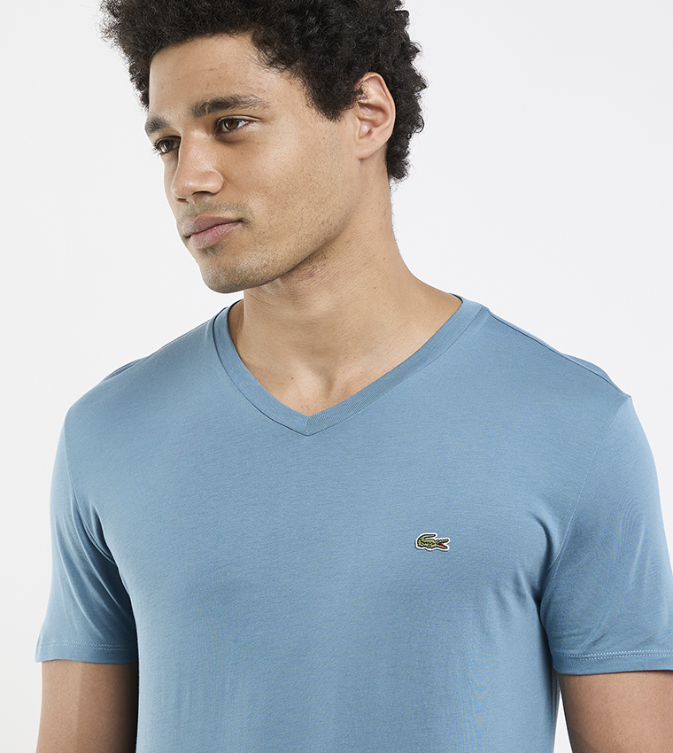 Lightweight Pima Cotton V-Neck T-Shirt
