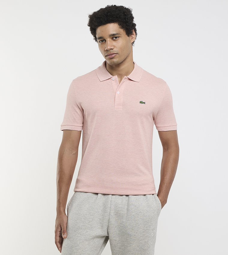 Logo Detail Petit Piqué Cotton Polo T-Shirt
