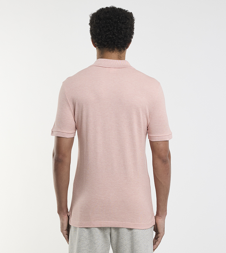 Logo Detail Petit Piqué Cotton Polo T-Shirt