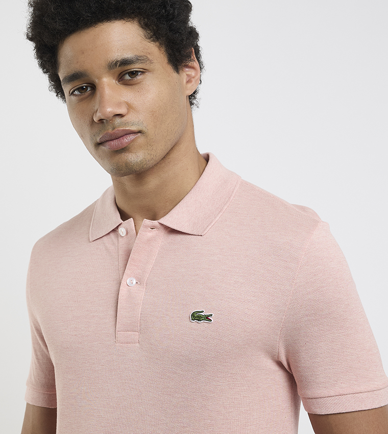 Logo Detail Petit Piqué Cotton Polo T-Shirt
