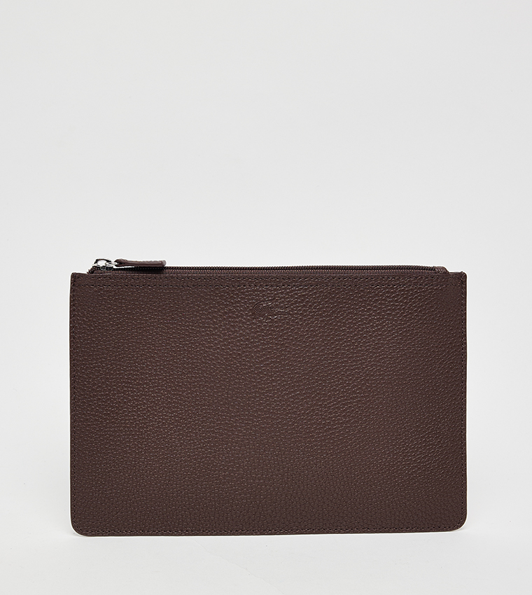 Textured Reversable Tote Bag with Pouch