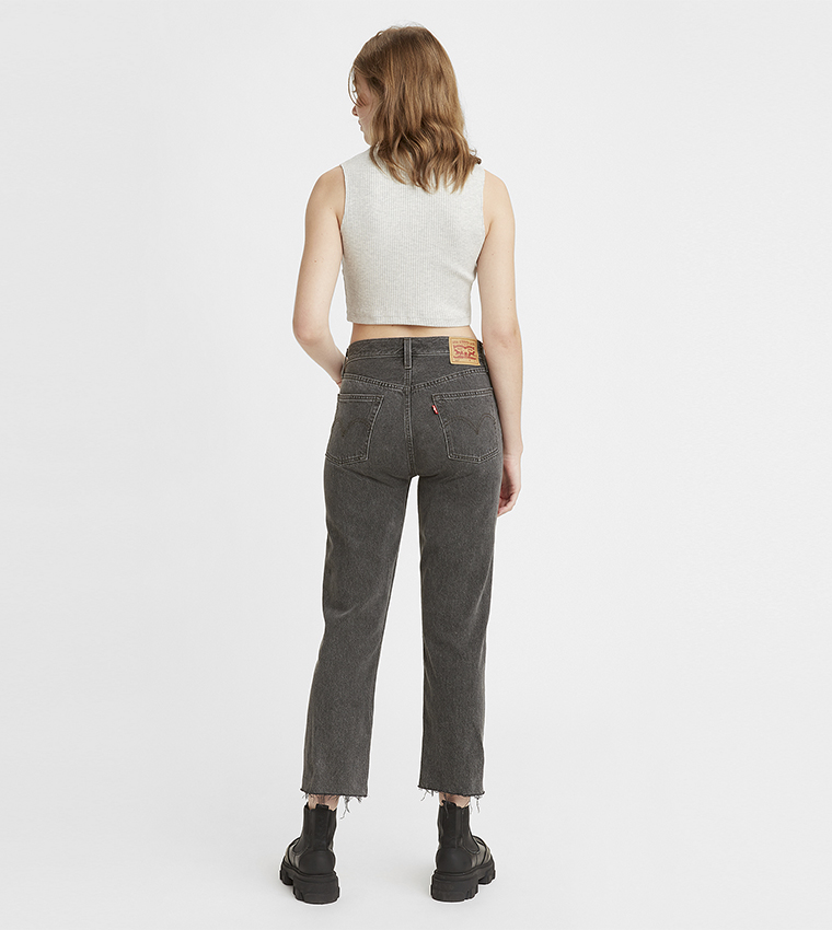 501 Original Cropped Straight Fit Jeans