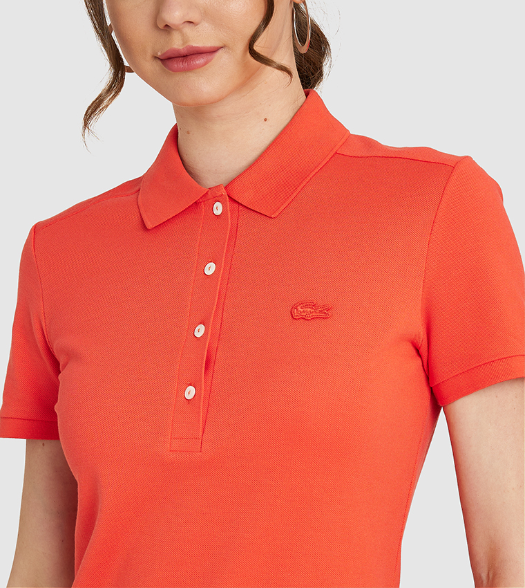Logo Detail Polo Dress