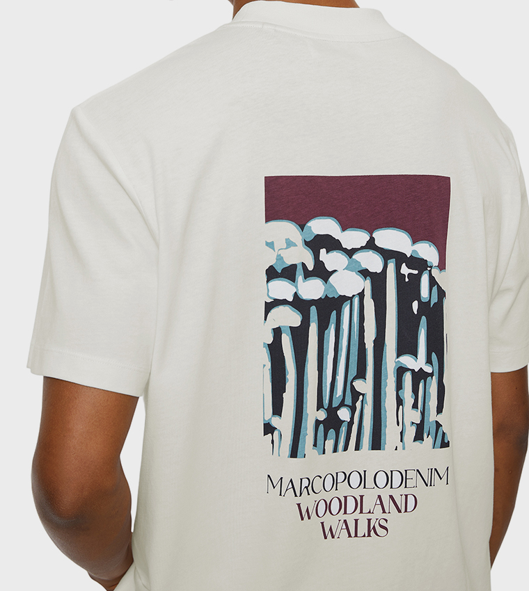 Back-Print Short Sleeves T-Shirt