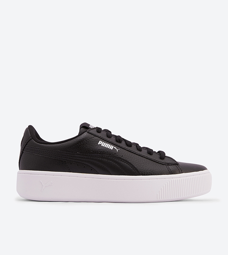 Buy Puma Vikky Stacked Lace Up Closure Sneakers Black In Black 6thStreet Bahrain