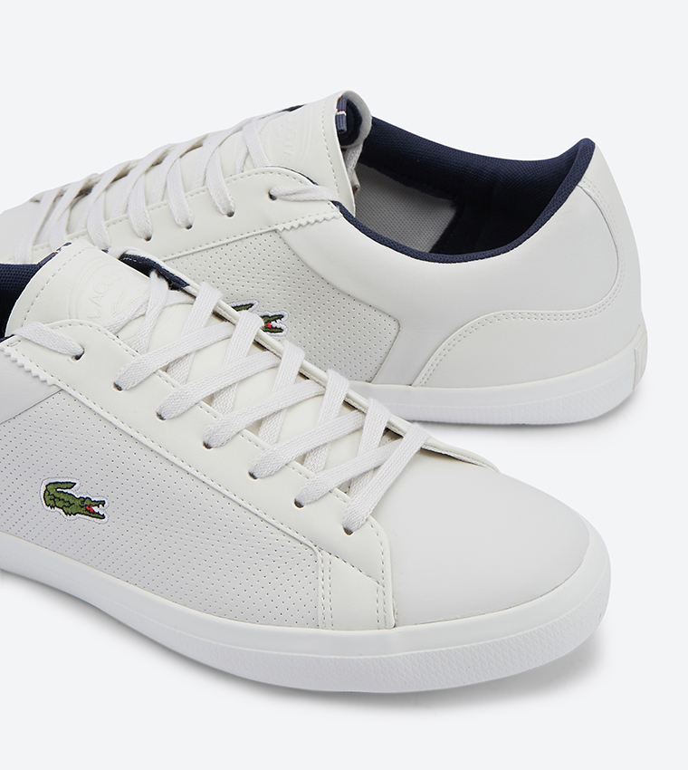 Buy Lacoste Lerond Lace Up Sneakers Off White 36CAM0050 18C In White 6thStreet Bahrain