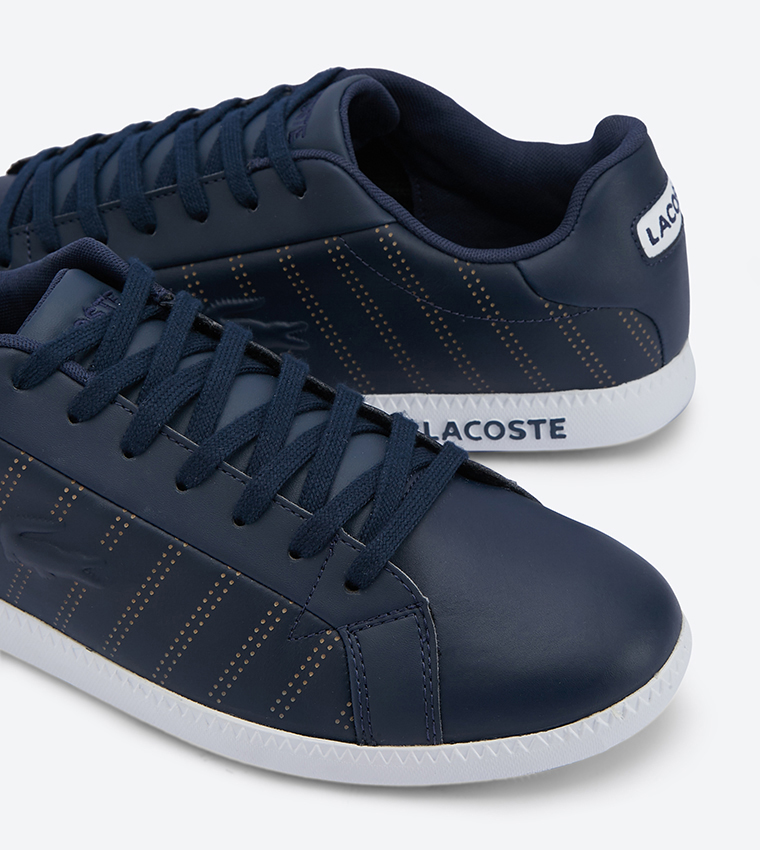 Buy Lacoste Graduate Lace Up Sneakers Navy 36SPM0021 092 In Navy 6thStreet Kuwait