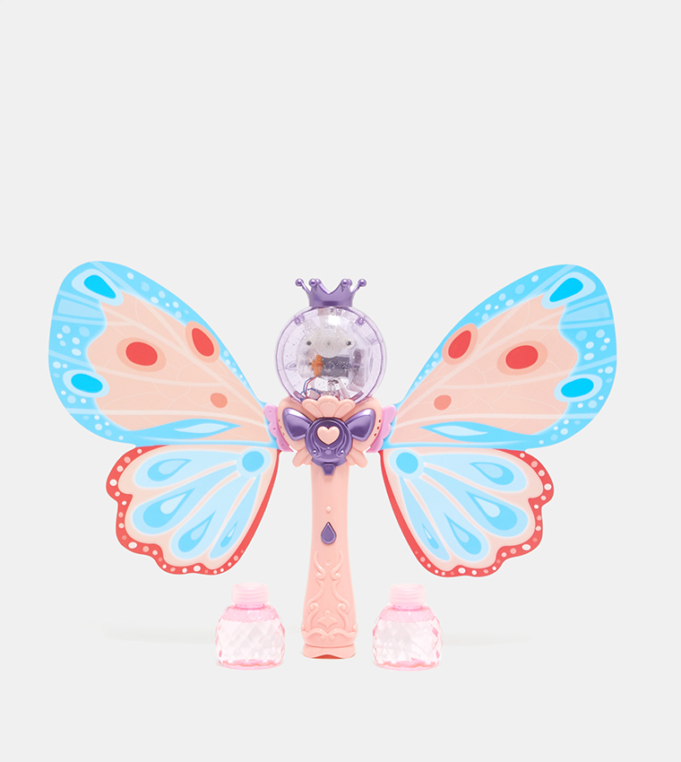 Buy GALAXY BUBBLES B/O Magic Princess Bubble Wand With Wings Toy In ...