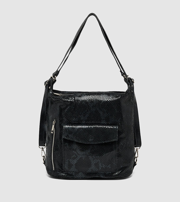 CLARA Leather Shoulder Bag