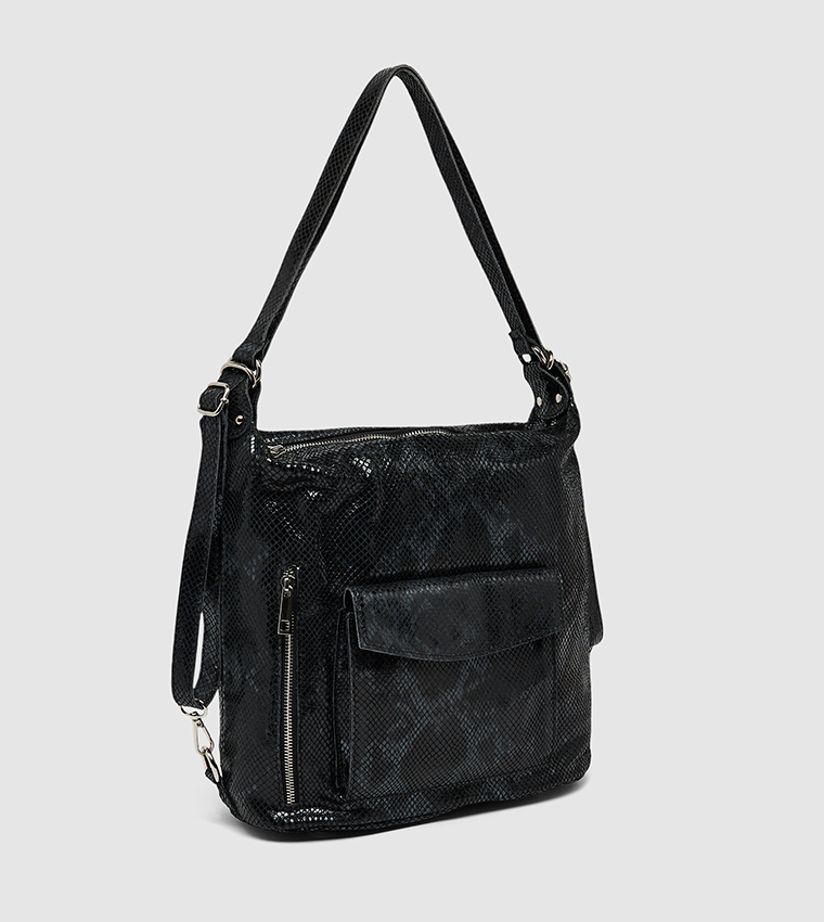 CLARA Leather Shoulder Bag
