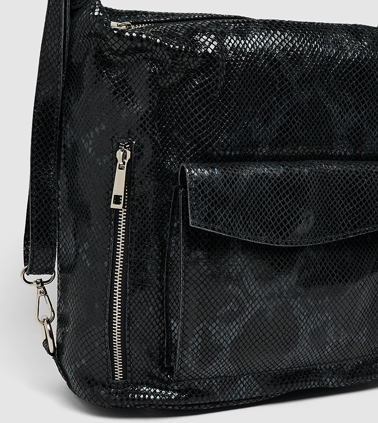 CLARA Leather Shoulder Bag