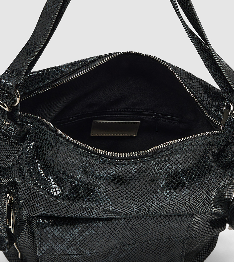 CLARA Leather Shoulder Bag