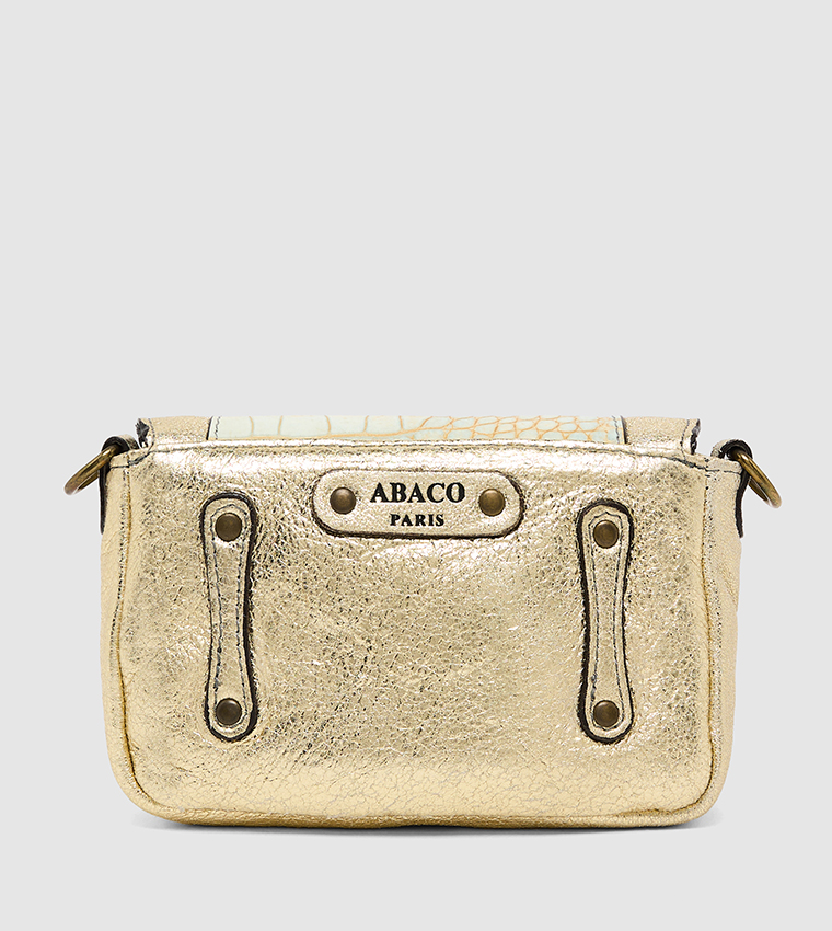 LILLIE-BLANC Twist Lock Crossbody Bag