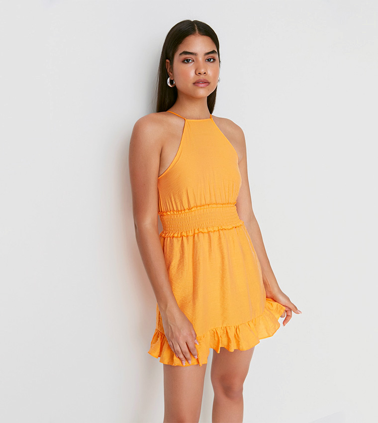 Flounce mini clearance dress forever 21