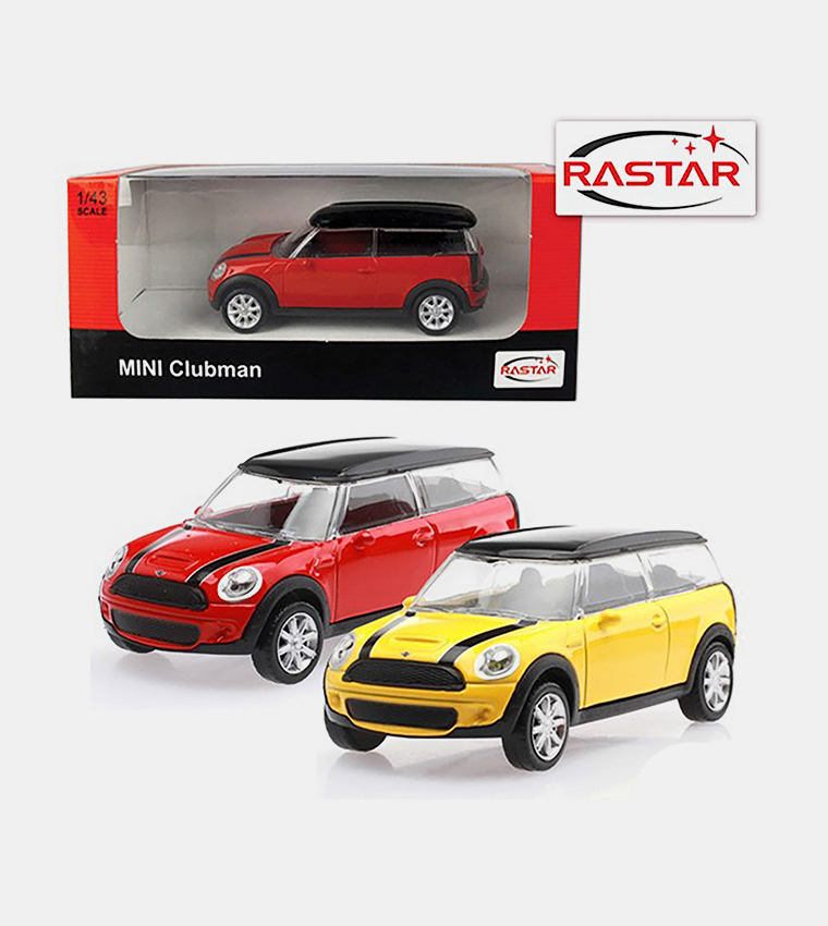 Buy Rastar Rastar 1/43 Scale Mini Cooper Metal Die Cast Car Yellow In ...