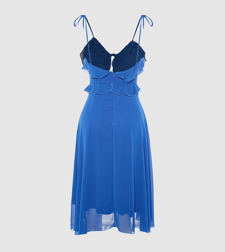 sachin and babi light blue dress Petite Party Dresses | Petite Evening Dresses main image 0