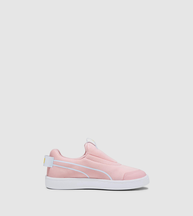 Pink puma outlet slip ons