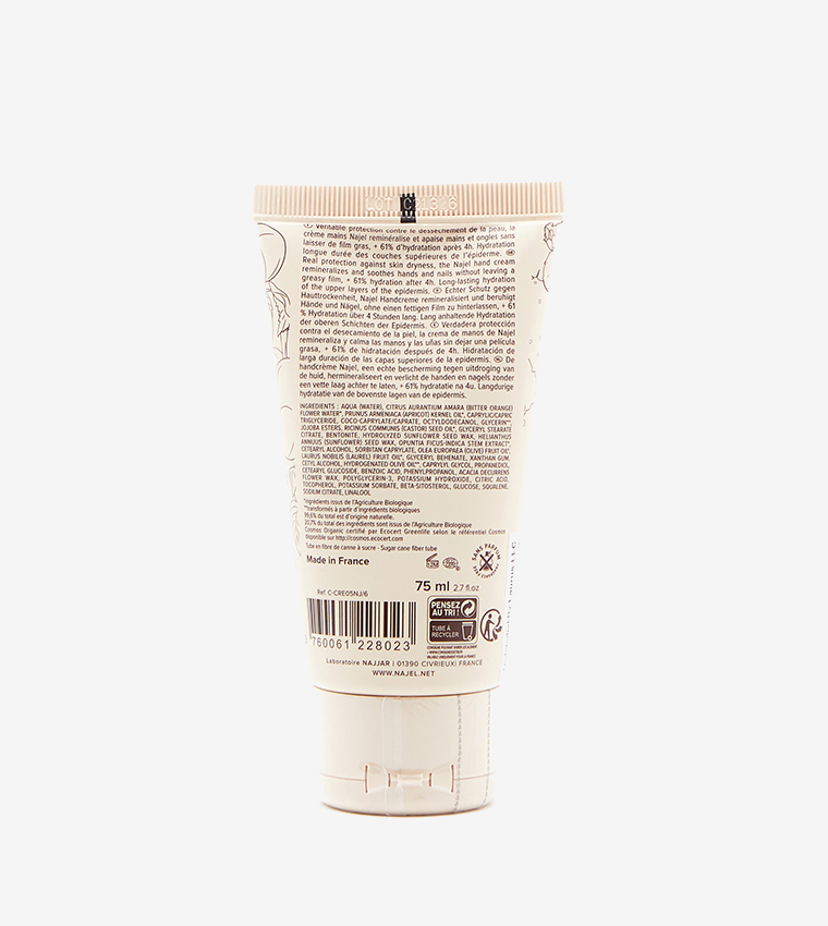Organic Skincare - Moisturizing Hand Cream Apricot & Cactus Oil