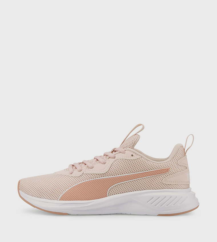 Puma pink store running shoes