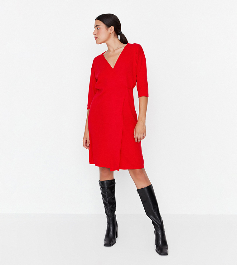 Over knee outlet dress