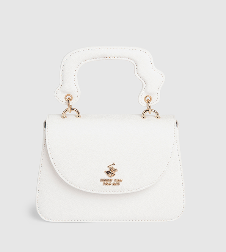 Logo Detail Top Handle Bag