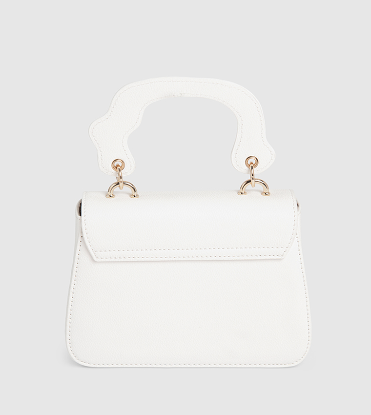 Logo Detail Top Handle Bag
