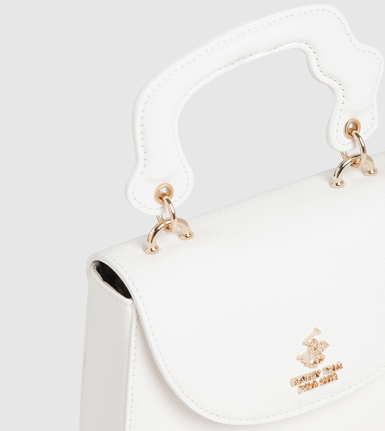 Logo Detail Top Handle Bag