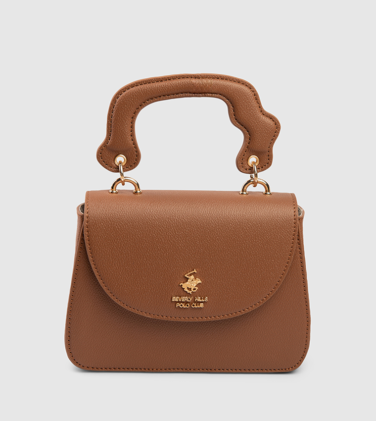 Logo Detail Top Handle Bag