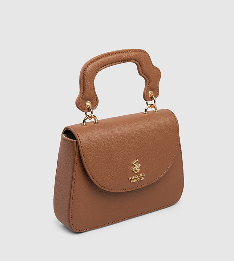 Logo Detail Top Handle Bag